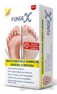 FungeX Jednorazové ponožky na podráždenú pokožku, 1 pár FungeX www.bohre.sk
