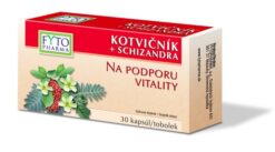 Fyto Kotvičník + Schizandra na podporu vitality 30 kapsúl FYTO Pharma www.bohre.sk