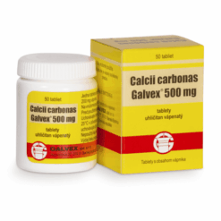 GALVEX Calcii carbonas 500 mg 50 tabliet Galvex www.bohre.sk