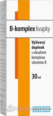 GENERICA B-komplex kvapky, 30 ml Generica www.bohre.sk