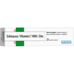 GENERICA Echinacea/Vitamin C 1000/Zinc 20 šumivých tabliet GENERICA www.bohre.sk