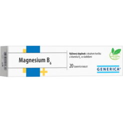 GENERICA Magnesium B6 20 šumivých tabliet GENERICA www.bohre.sk