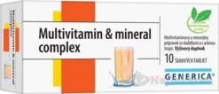 GENERICA Multivitamin & mineral complex, 10 ks Generica www.bohre.sk