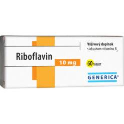 GENERICA Riboflavin 10 mg 60 tabliet GENERICA www.bohre.sk