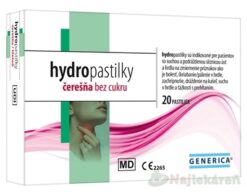 GENERICA hydropastilky čerešňa bez cukru 20ks Generica www.bohre.sk