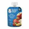 GERBER Natural kapsička jablko banán a jahoda ovocná desiata od ukonč. 6. mesiaca 90 g Gerber www.bohre.sk