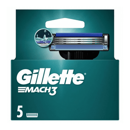 GILLETTE Mach3 náhradné holiace hlavice 5 ks Gillette www.bohre.sk