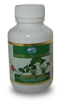 GINKGO 2500 - Ginkgo Biloba 2500 mg - Ginko - 100 kapsúl Australian Remedy www.bohre.sk