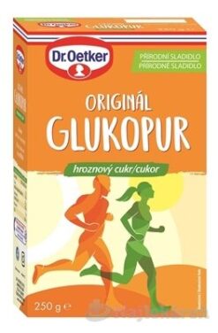 GLUKOPUR ORIGINÁL (hroznový cukor) - Dr.Oetker prášok, prírodné sladidlo 250g  www.bohre.sk