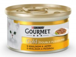 GOURMET GOLD cat králik&pečeň konzervy pre mačky 12x85g Gourmet www.bohre.sk