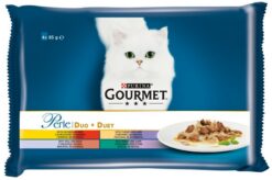 GOURMET PERLE cat Multipack duo hovädzie&kura kapsička 4x85g Gourmet www.bohre.sk