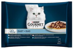GOURMET PERLE cat Multipack duo losos&treska kapsičky pre mačky 4x85g Gourmet www.bohre.sk