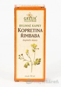 GREŠÍK BYLINNÉ KVAPKY RIMBABA 50 ml Grešík www.bohre.sk