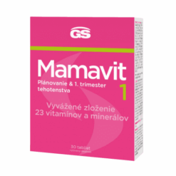 GS Mamavit 1 plánovanie a 1. trimester 30 tabliet GS www.bohre.sk