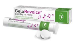 GeloRevoice pastilky na hrdlo, baza-bez mentolu 20 ks GeloRevoice www.bohre.sk