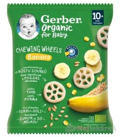 Gerber Křupavá kolečka s banánem 28 g NESTLE www.bohre.sk