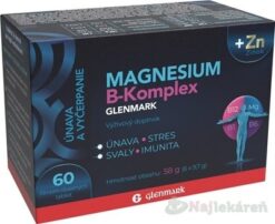 Glenmark Magnesium B-Komplex 60 tabliet Glenmark www.bohre.sk
