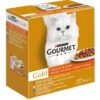 Gourmet Gold kačica s olivami teľacim so zeleninou pstruh so zeleninou králik s mrkvou v šťave 8 x 85 g Gourmet www.bohre.sk
