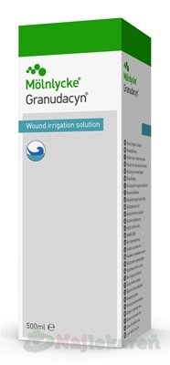 Granudacyn oplachový roztok na rany 500ml Granudacyn www.bohre.sk