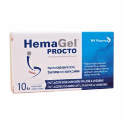 HEMAGEL Procto čapík rektálny 10 ks HemaGel www.bohre.sk