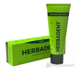 HERBADENT Original Bylinný medzizubný gél 25 g Herbadent www.bohre.sk