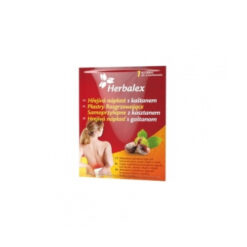 HERBALEX Hrejivá náplasť s gaštanom 1 kus Herbalex www.bohre.sk