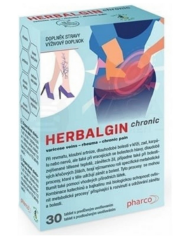 HERBALGIN chronic 30 tabliet PHARCO www.bohre.sk