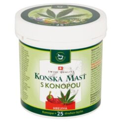 HERBAMEDICUS Konská masť s konopou hrejivá 250 ml Herbamedicus www.bohre.sk