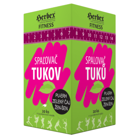 HERBEX Fitness spaľovač tukov 20 x 1