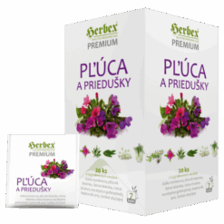 HERBEX Premium pľúca a priedušky 20 x 1