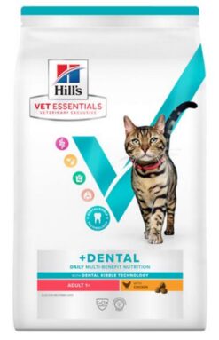 HILLS VE Feline Multi Benefit Adult Dental Chicken granule pre mačky 250g Hills www.bohre.sk