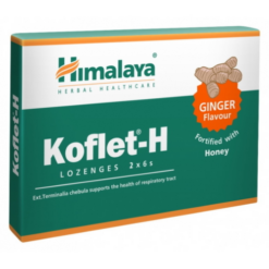 HIMALAYA Koflet-H ginger 12 pastiliek Himalaya www.bohre.sk