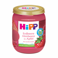 HIPP Príkrm bio jablko jahody maliny 160 g HiPP www.bohre.sk