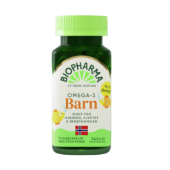HLH BioPharma Omega 3 detské žuvacie kapsule 144 kapsúl Biopharma www.bohre.sk
