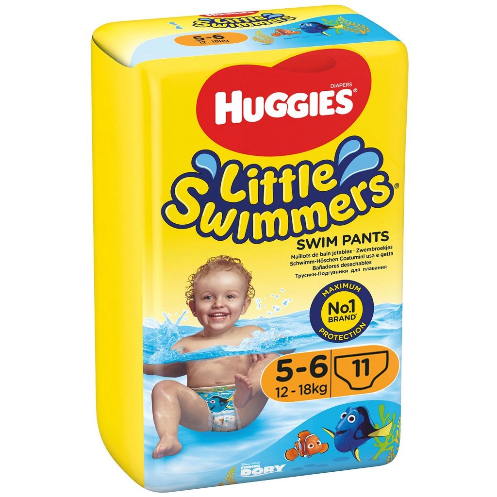 HUGGIES Little Swimmers Plienky do vody jednorazové 5-6 (12-18 kg) 11 ks HUGGIES www.bohre.sk