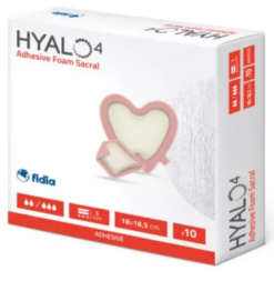 HYALO4 Adhesive Foam Sacral krytie na rany 18x18,5cm 10ks Advanced Medical Solutions Group Ltd www.bohre.sk