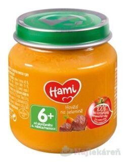 Hami príkrm hovädzie mäso na zelenine 125g HAMI www.bohre.sk