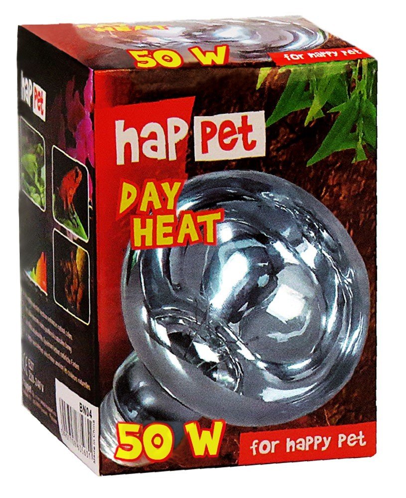 Happet DAY HEAT UVA denná žiarovka do terária 50W Happet www.bohre.sk