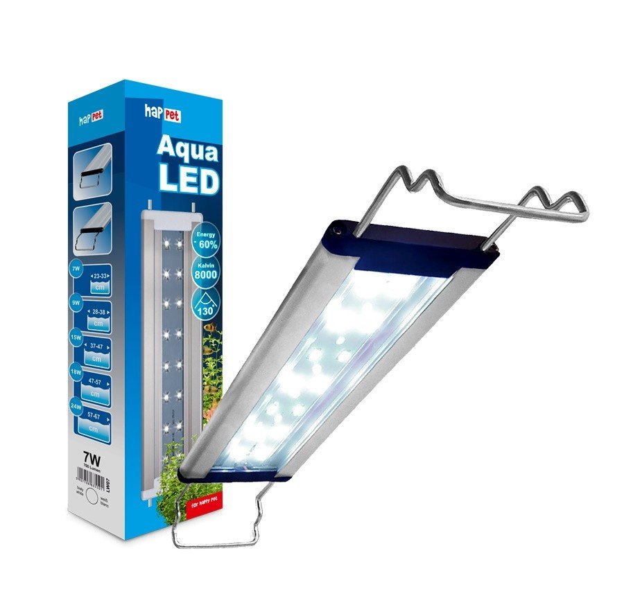 Happet LED Osvetlenie na akvárium 11W 35cm čierne Happet www.bohre.sk