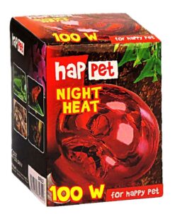 Happet NIGHT HEAT UVA nočná žiarovka do terária 100W Happet www.bohre.sk