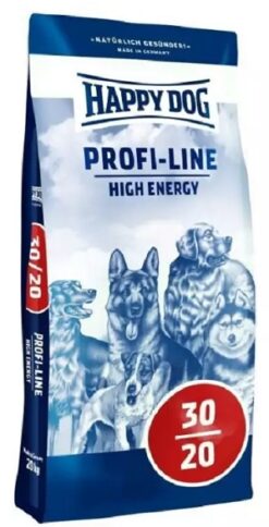 Happy Dog PROFI-LINE 30/20 High Energy granule pre psy vo vysokej fyzickej záťaži 20kg Happy Dog www.bohre.sk