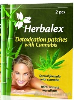 Herbalex Detoxikačné náplasti s konopou na detoxikáciu organizmu 2 kusy Herbalex www.bohre.sk