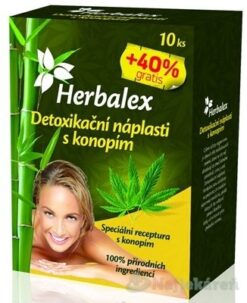 Herbalex bylinné náplasti na očistu organizmu 14 ks Herbalex www.bohre.sk