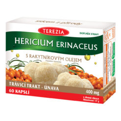 Hericium Erinaceus s rakytníkovým olejom 60 kapsúl Terezia Company www.bohre.sk
