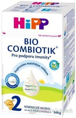 HiPP 2 BIO COMBIOTIK následná mliečna dojčenská výživa (od ukonč. 6. mesiaca) 500 g HIPP www.bohre.sk