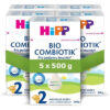 HiPP 2 BIO Combiotik následná mliečna dojčenská výživa 5 x 500 g HiPP www.bohre.sk