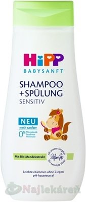 HiPP BABYSANFT Detský ŠAMPÓN s kondicionérom 200 ml HIPP www.bohre.sk