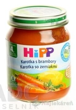 HiPP BIO príkrm mrkva so zemiakmi 125g HIPP www.bohre.sk