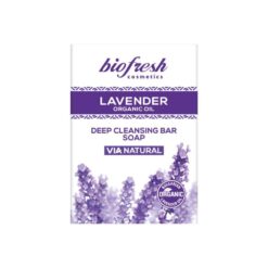 Hĺbkovo čistiace mydlo s organickým levanduľovým olejom Lavender 100 g Lavender Organic Oil www.bohre.sk
