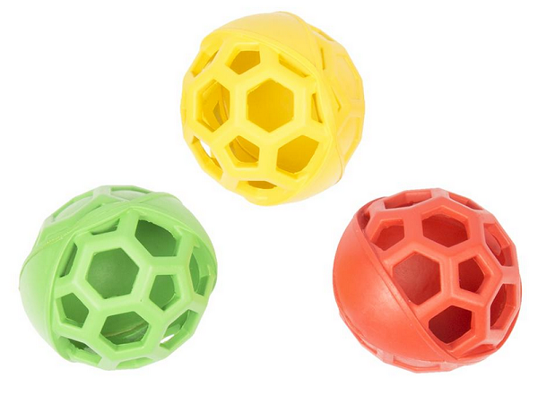 Hračka DUVO+ gumená futbalová lopta, polootvorená 11,5cm Duvo+ www.bohre.sk
